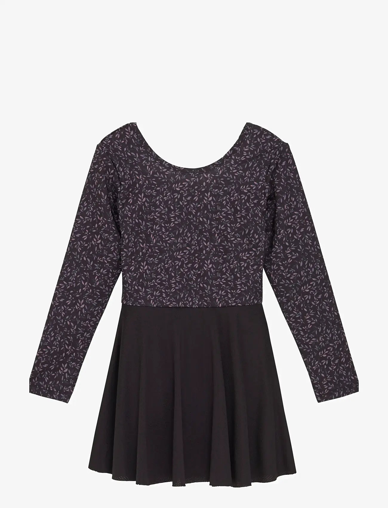 Color Kids - Gymsuit W. Skirt, AOP - sporttoppar - phantom - 0