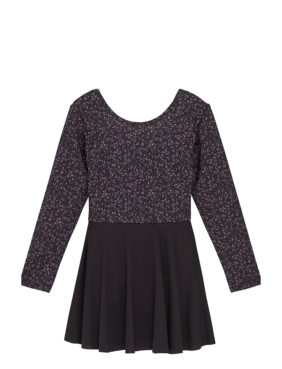 Color Kids - Gymsuit W. Skirt, AOP - sportstoppe - phantom - 0
