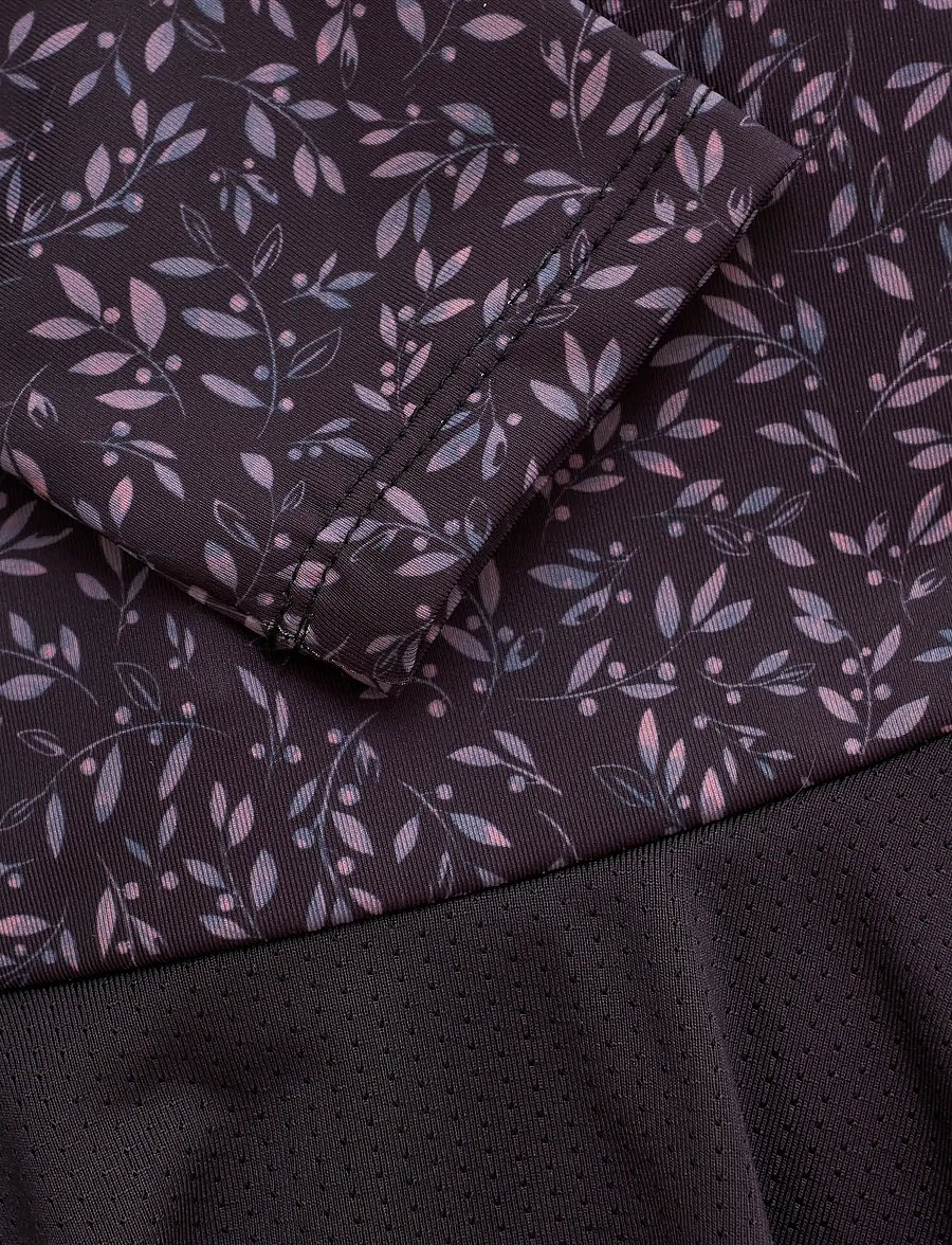 Color Kids - Gymsuit W. Skirt, AOP - sportstoppe - phantom - 2