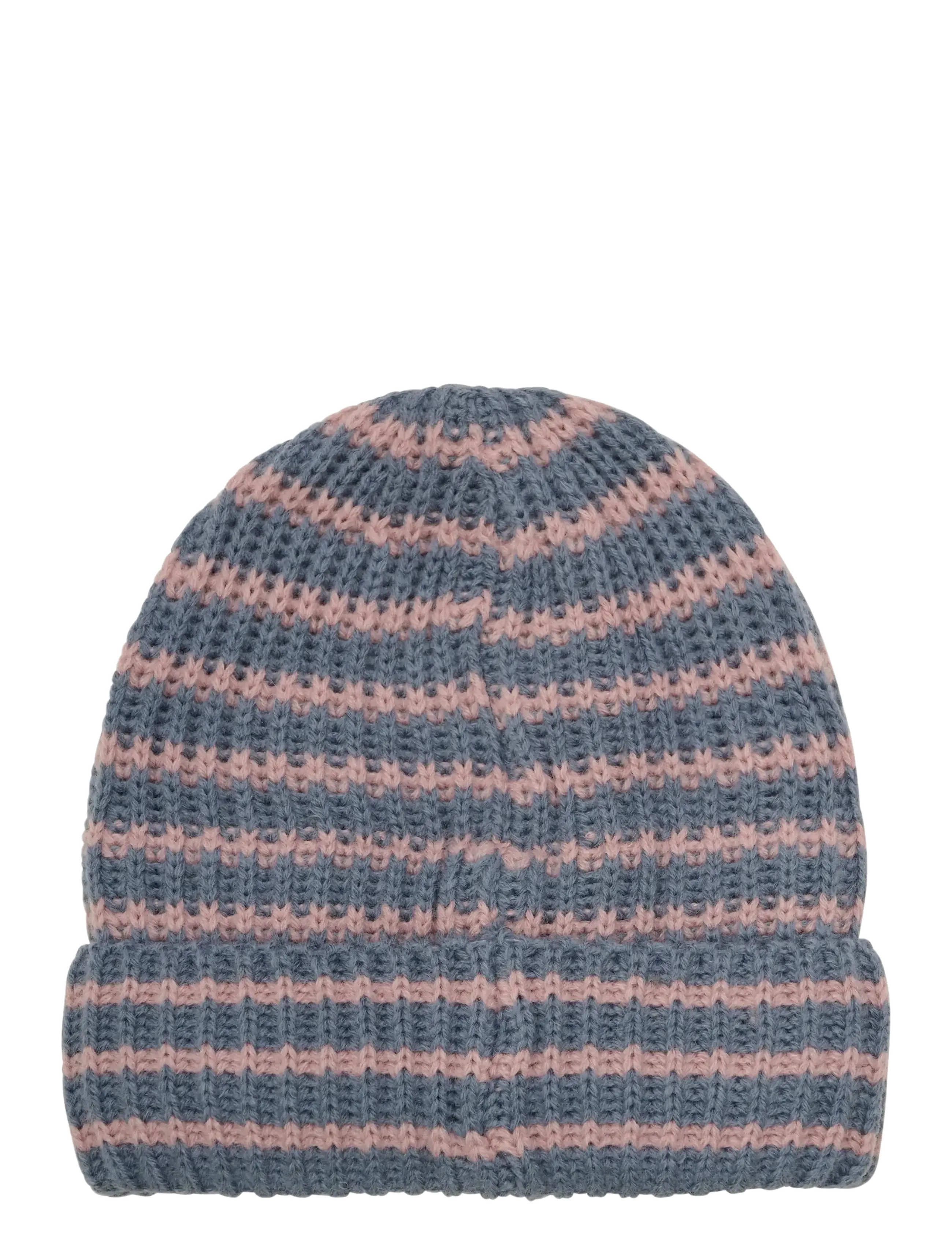 Color Kids - Beanie W. Wool & Pattern - woodrose - 1