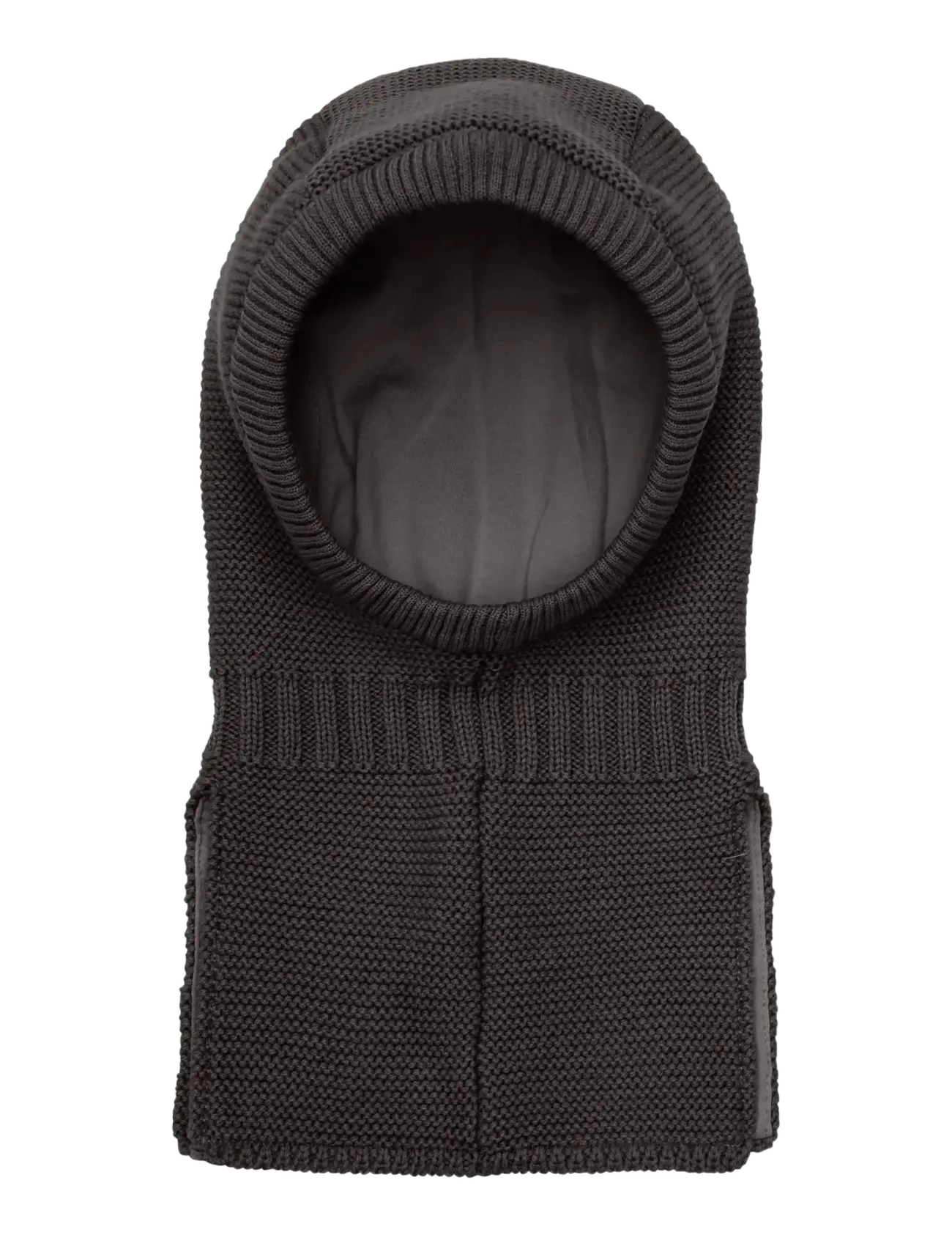 Color Kids - Balaclava W. Wool & Windstop - hats & caps - phantom - 1