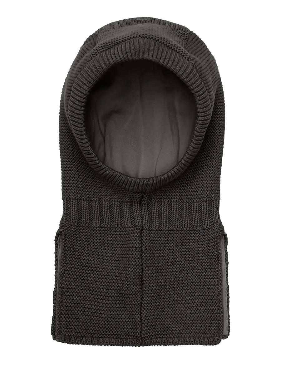 Color Kids - Balaclava W. Wool & Windstop - mütsid ja nokamütsid - phantom - 1