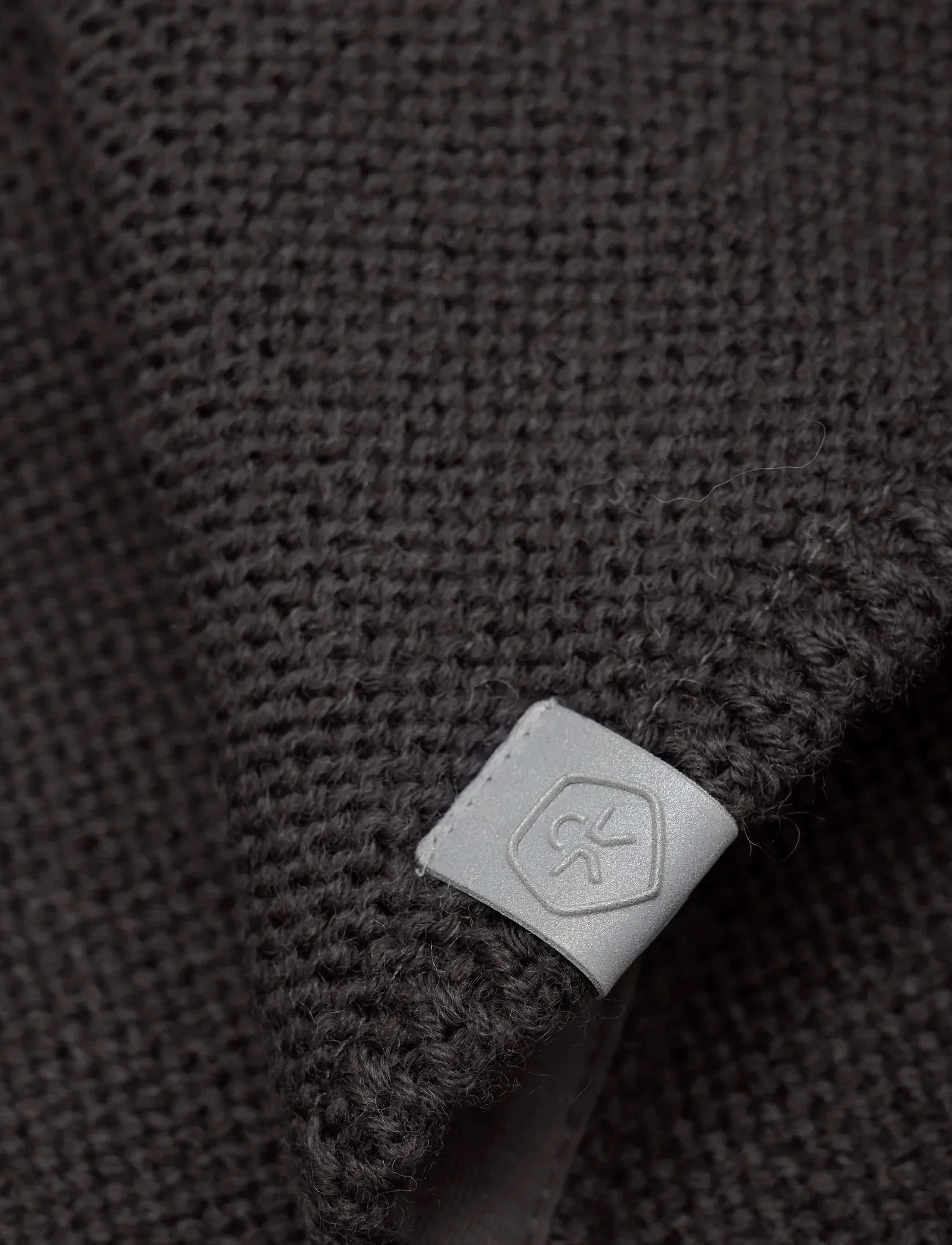 Color Kids - Balaclava W. Wool & Windstop - hats & caps - phantom - 2