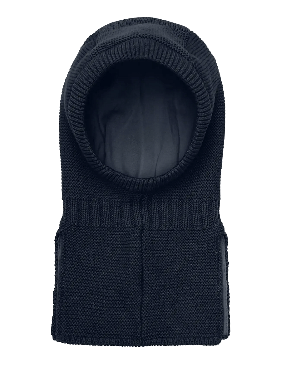 Color Kids - Balaclava W. Wool & Windstop - huer & kasketter - total eclipse - 1