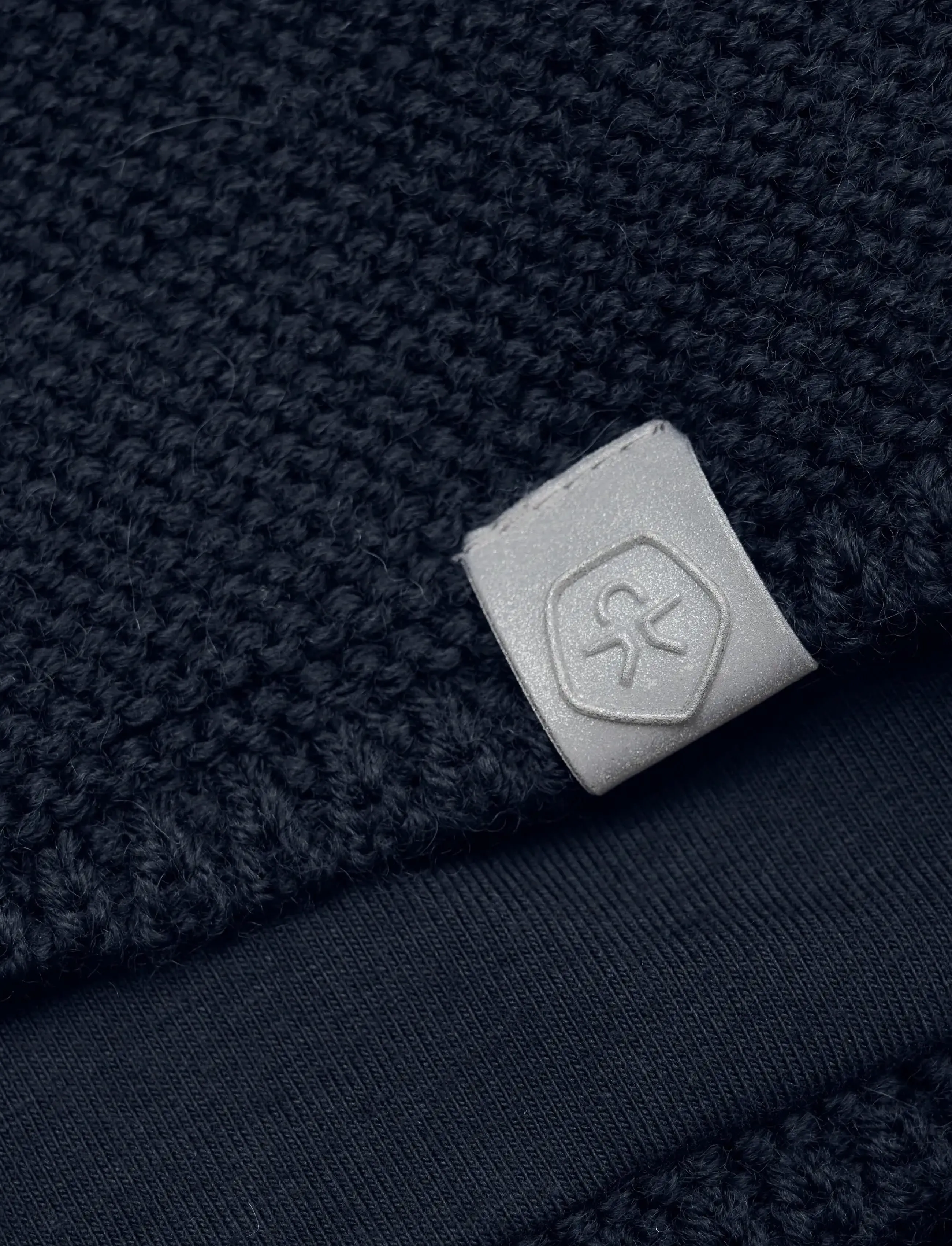 Color Kids - Balaclava W. Wool & Windstop - huer & kasketter - total eclipse - 2