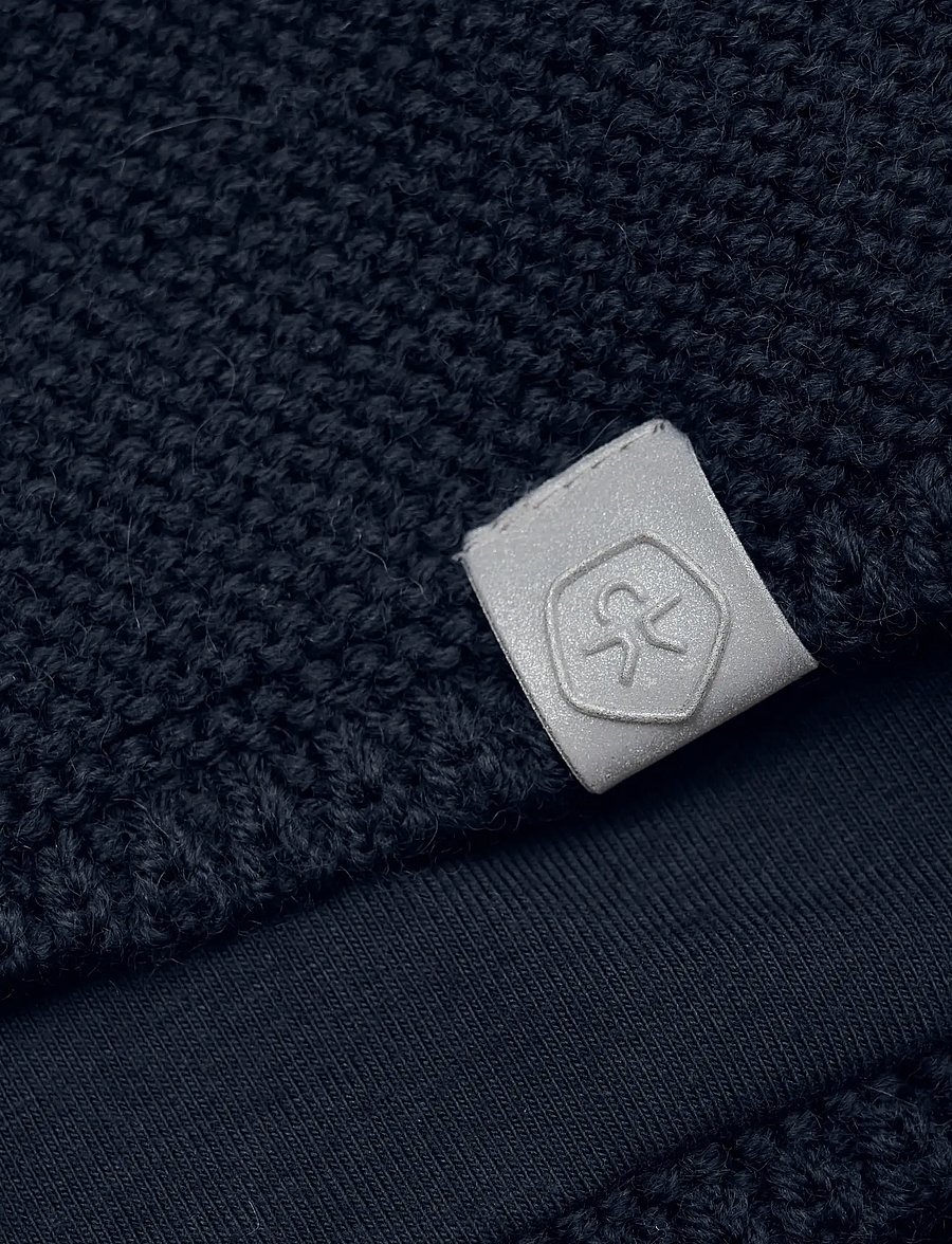 Color Kids - Balaclava W. Wool & Windstop - huer & kasketter - total eclipse - 2