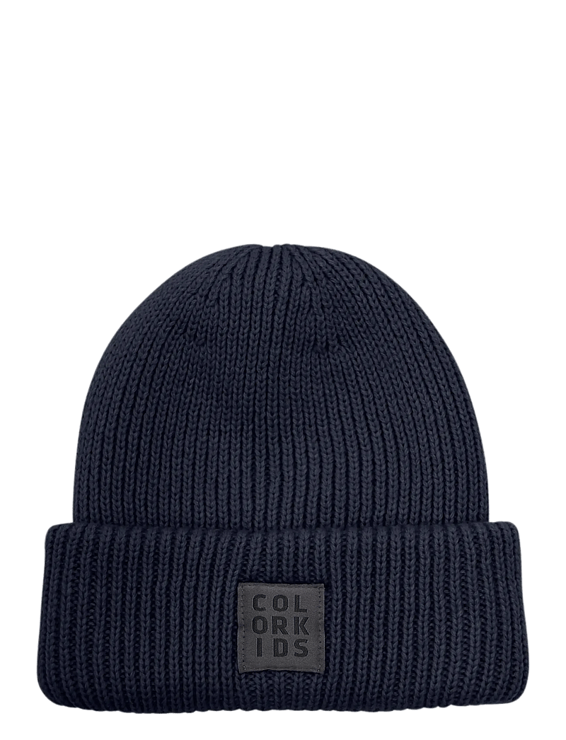 Color Kids - Beanie W. Wool - beanies - total eclipse - 0