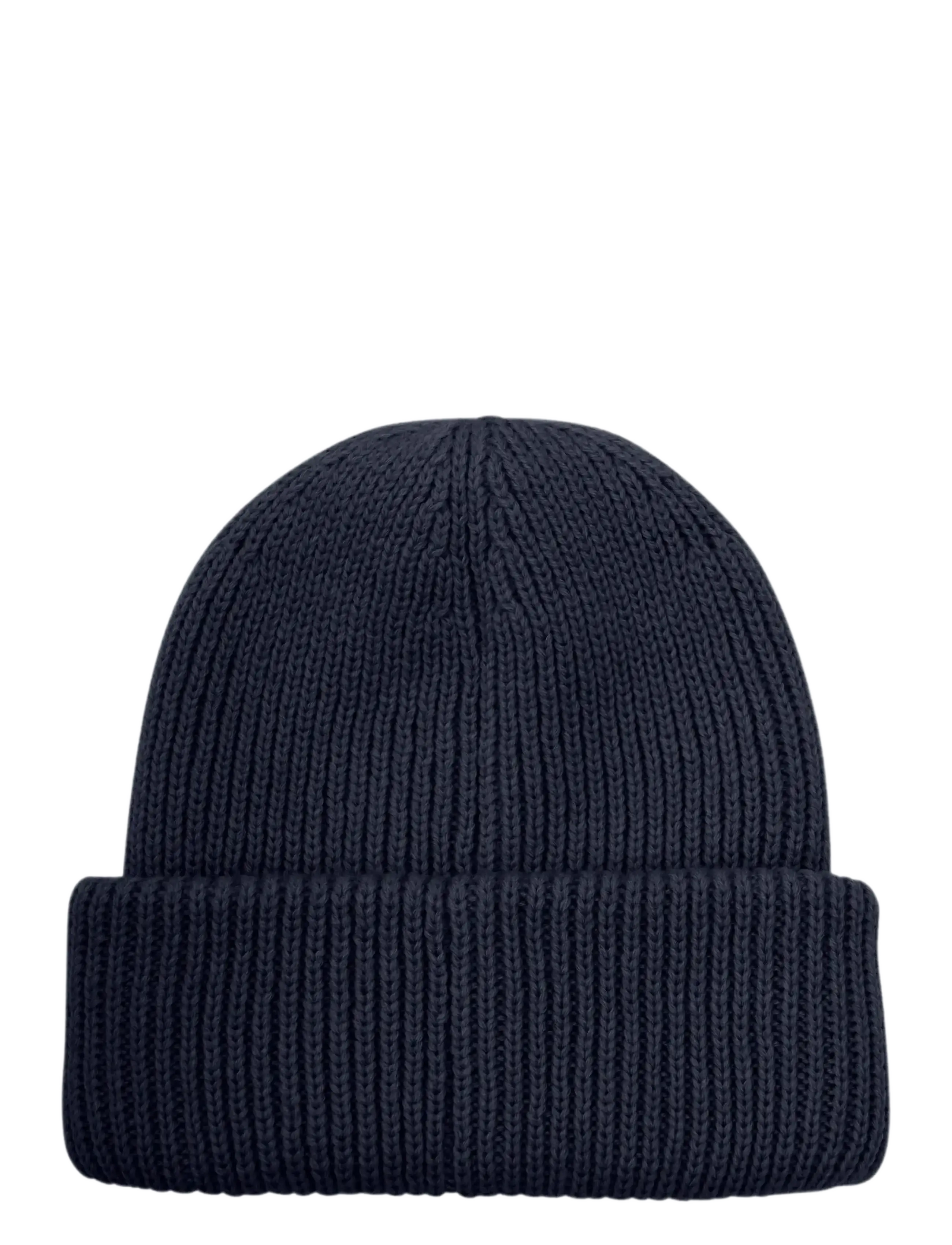Color Kids - Beanie W. Wool - accessories - total eclipse - 1