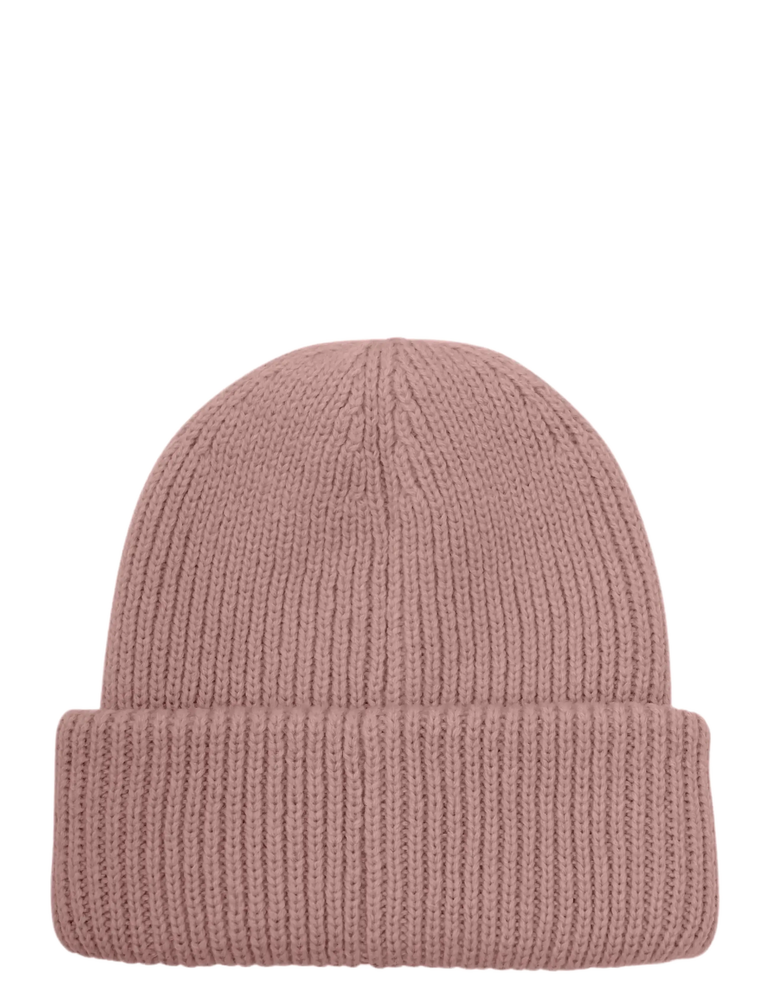 Color Kids - Beanie W. Wool - accessories - woodrose - 1