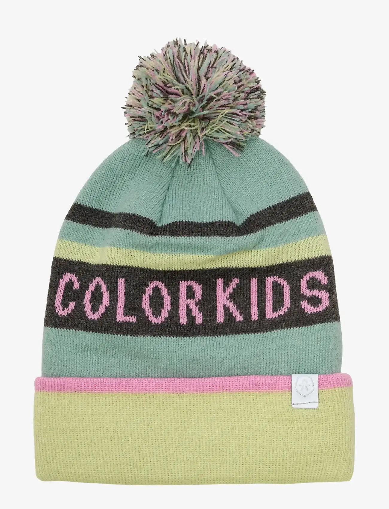Color Kids - Hat - Logo CK - beanies - shadow lime - 0