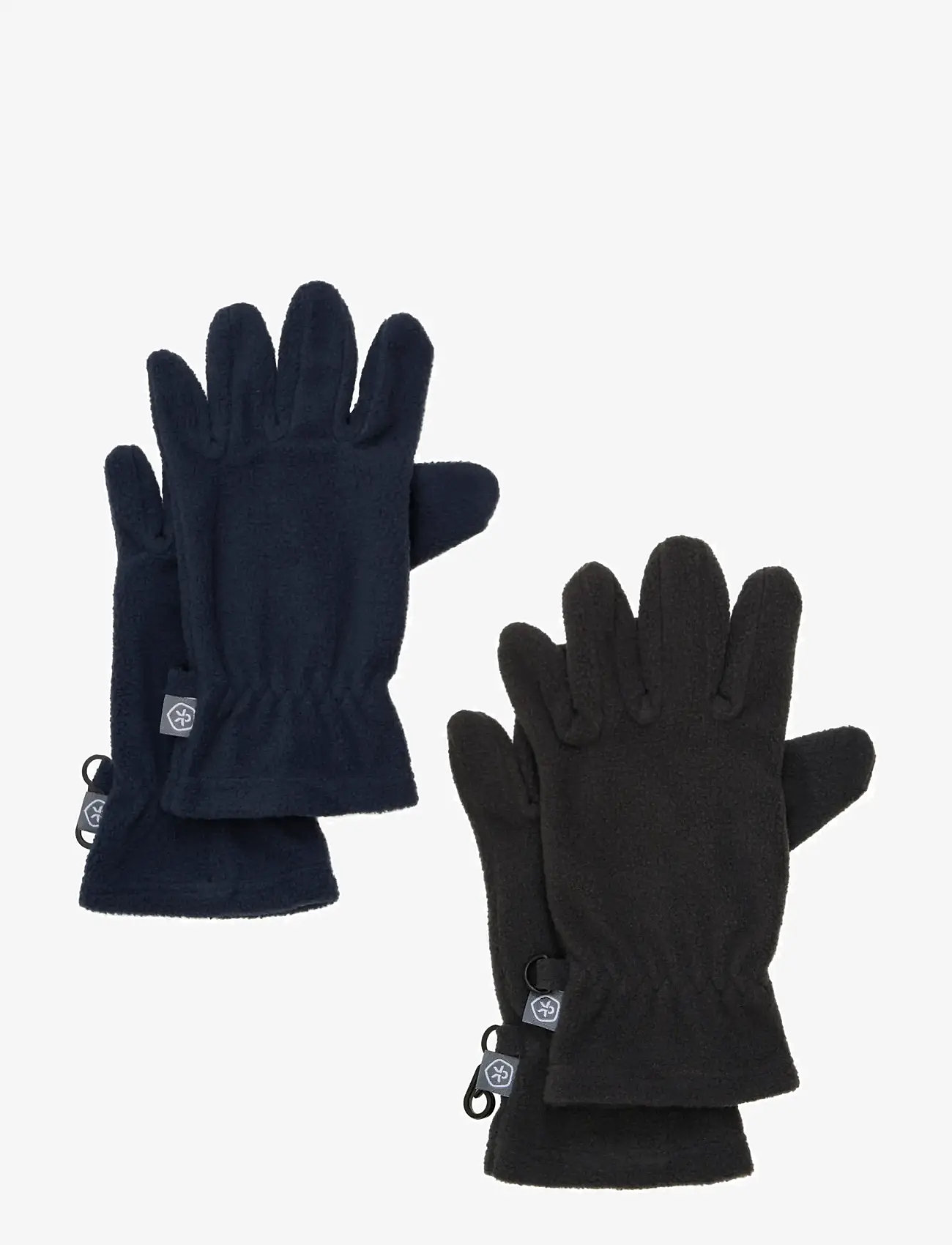 Color Kids - Gloves Fleece - 2 Pcs. Set. - total eclipse - 0