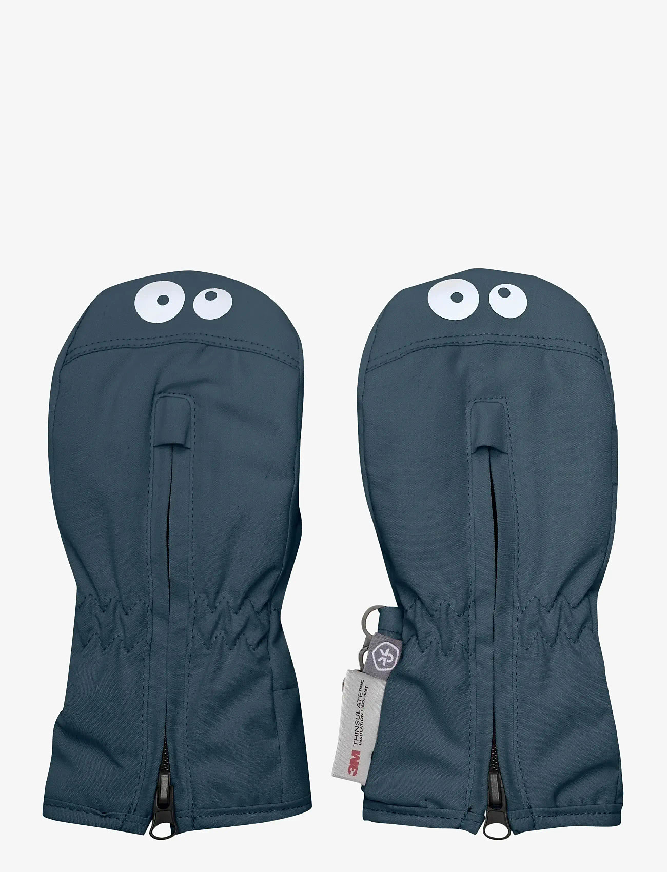 Color Kids - Mittens W. Zipper - handschuhe - stormy weather - 0