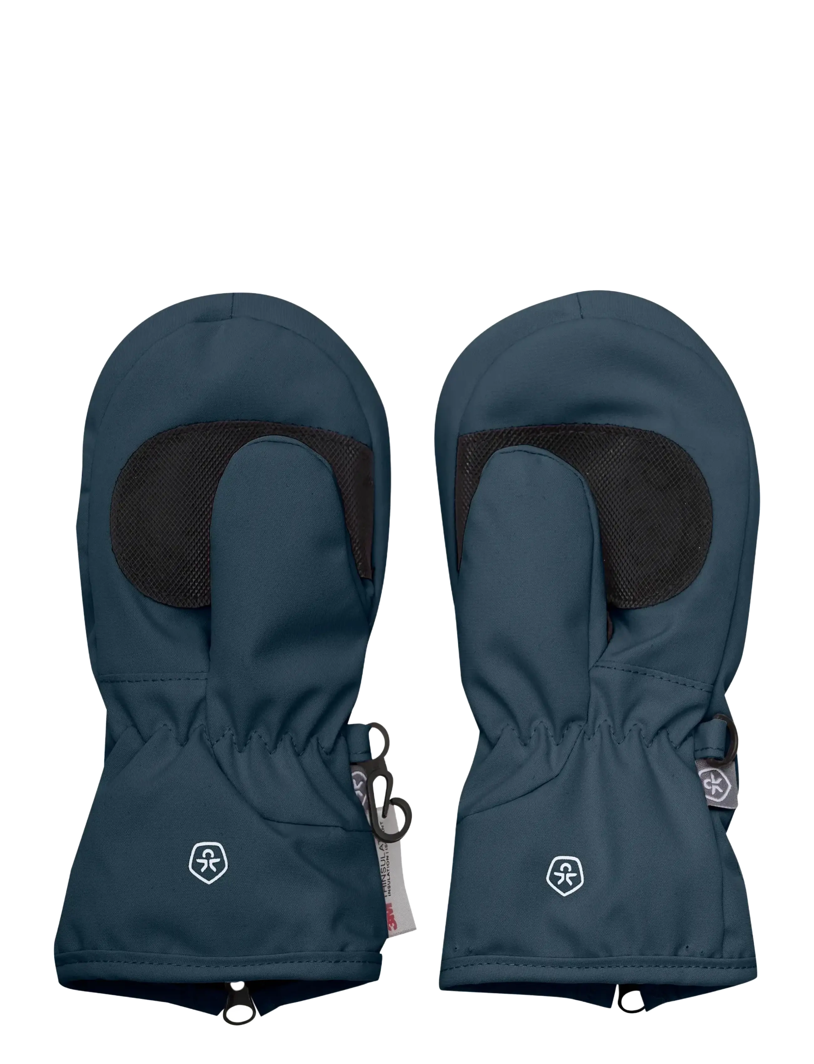 Color Kids - Mittens W. Zipper - vantar - stormy weather - 1