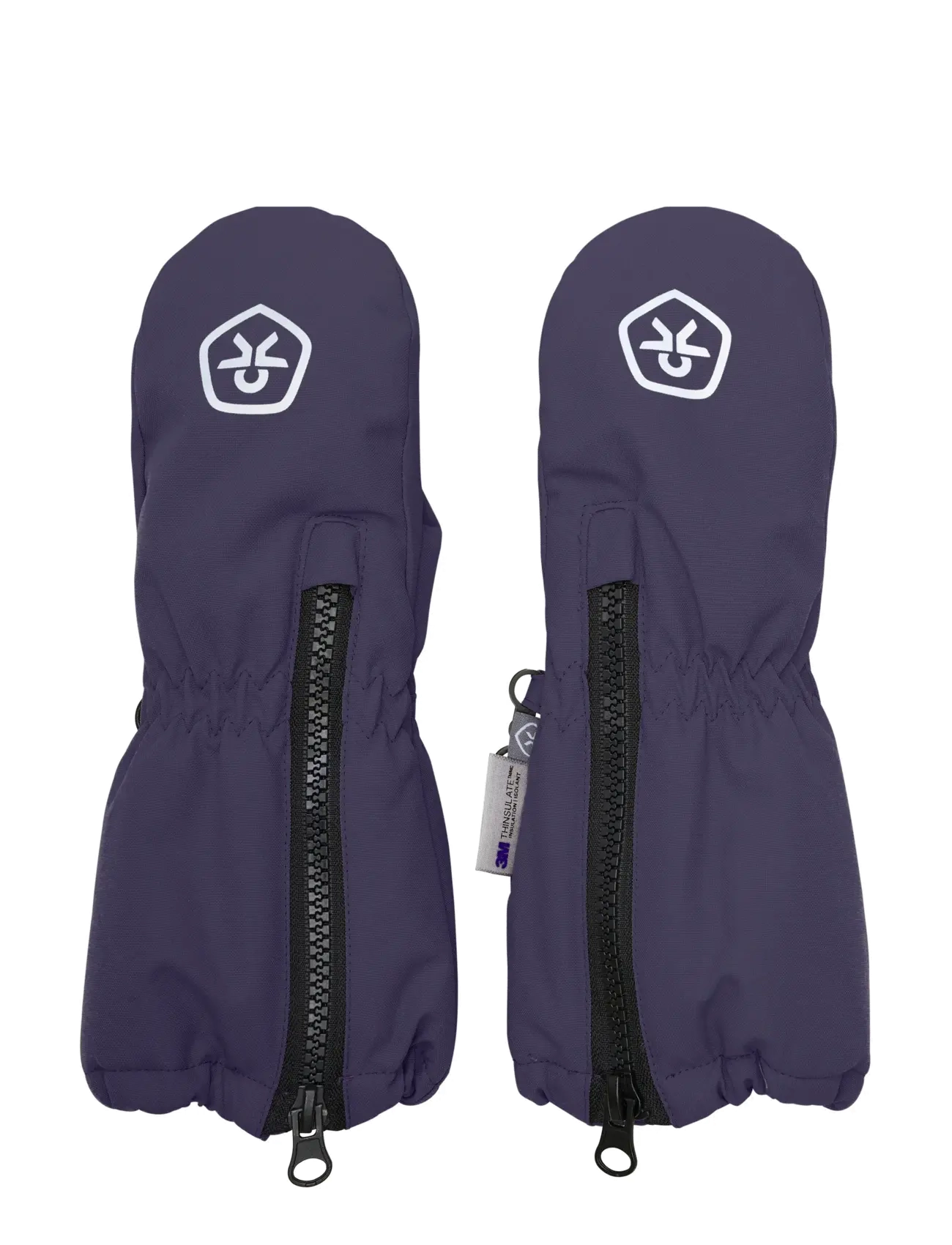 COLOR Kinder Handschuhe Long W. Zipper Lila - 6-12M - Kinder