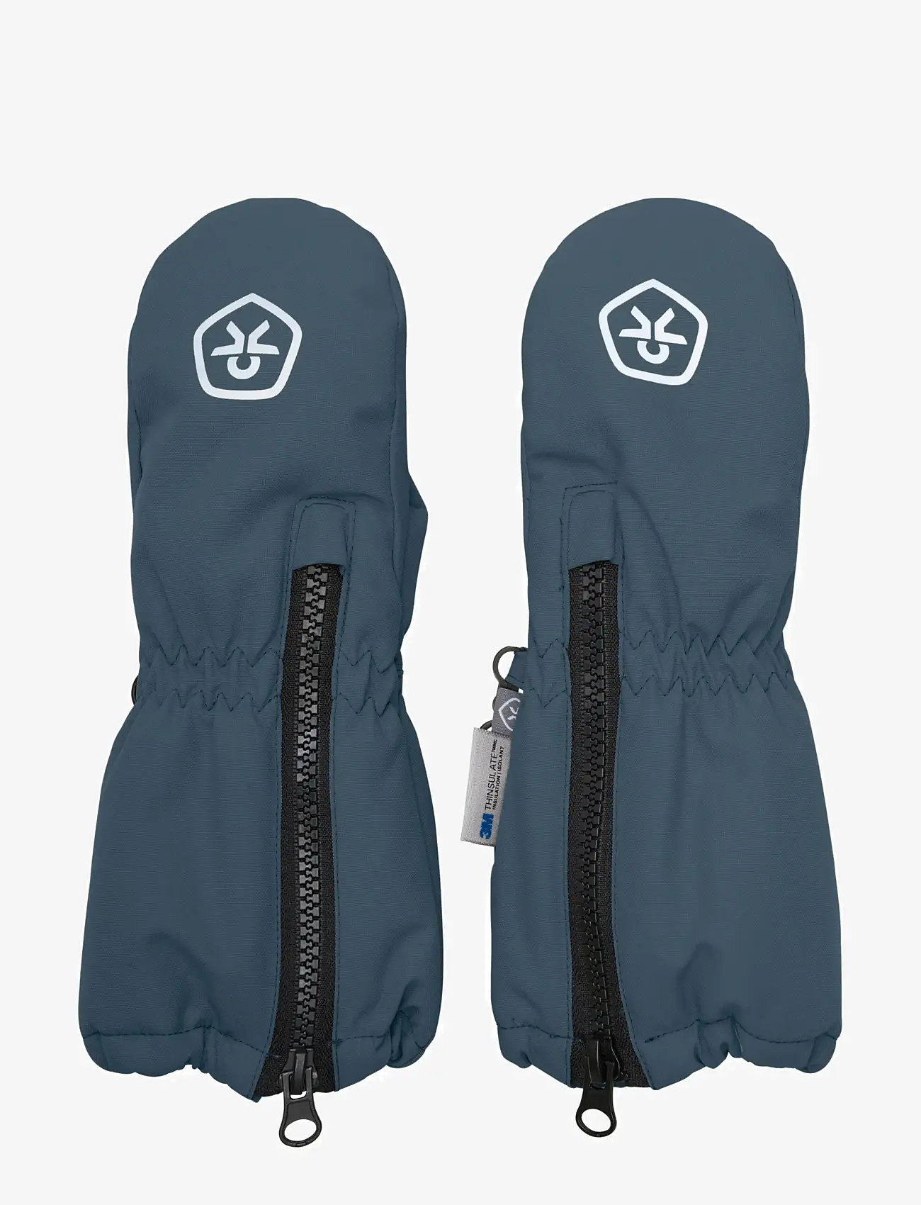 Color Kids - Mittens Long W. Zipper - gloves - stormy weather - 0