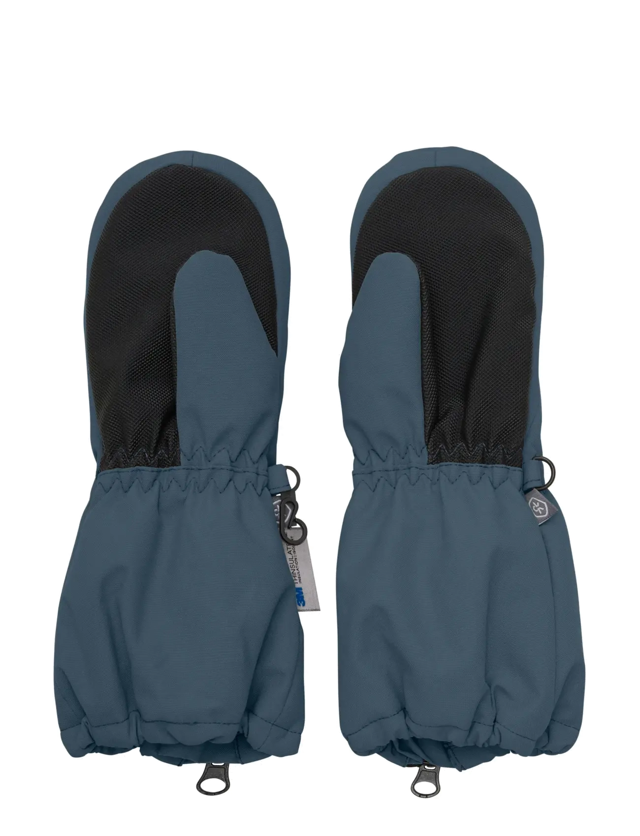 Color Kids - Mittens Long W. Zipper - handsker - stormy weather - 1