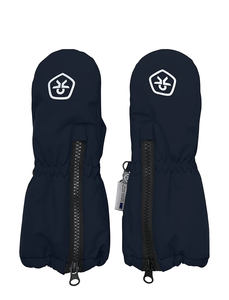 Color Kids - Mittens Long W. Zipper - cimdi - total eclipse - 0