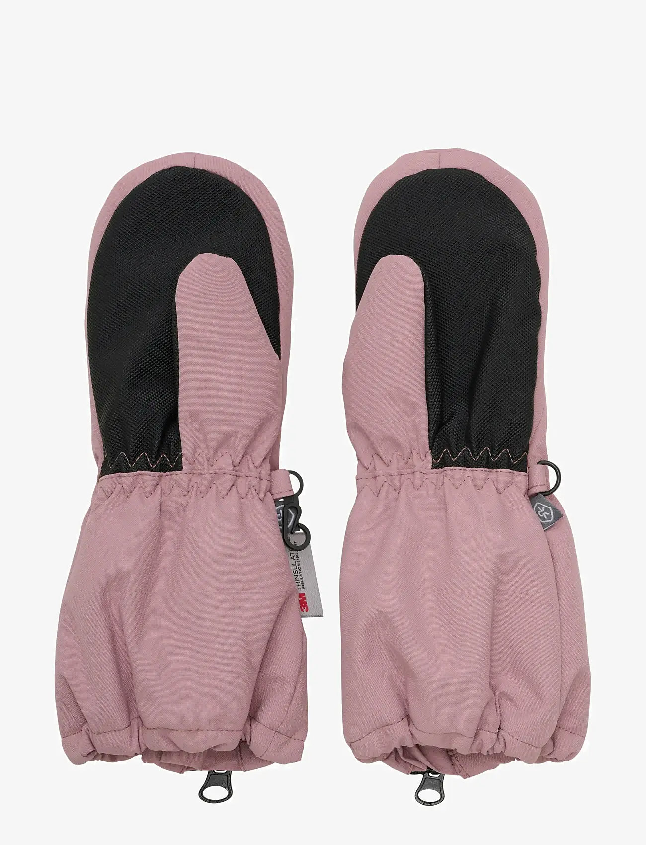 Color Kids - Mittens Long W. Zipper - handsker - woodrose - 1