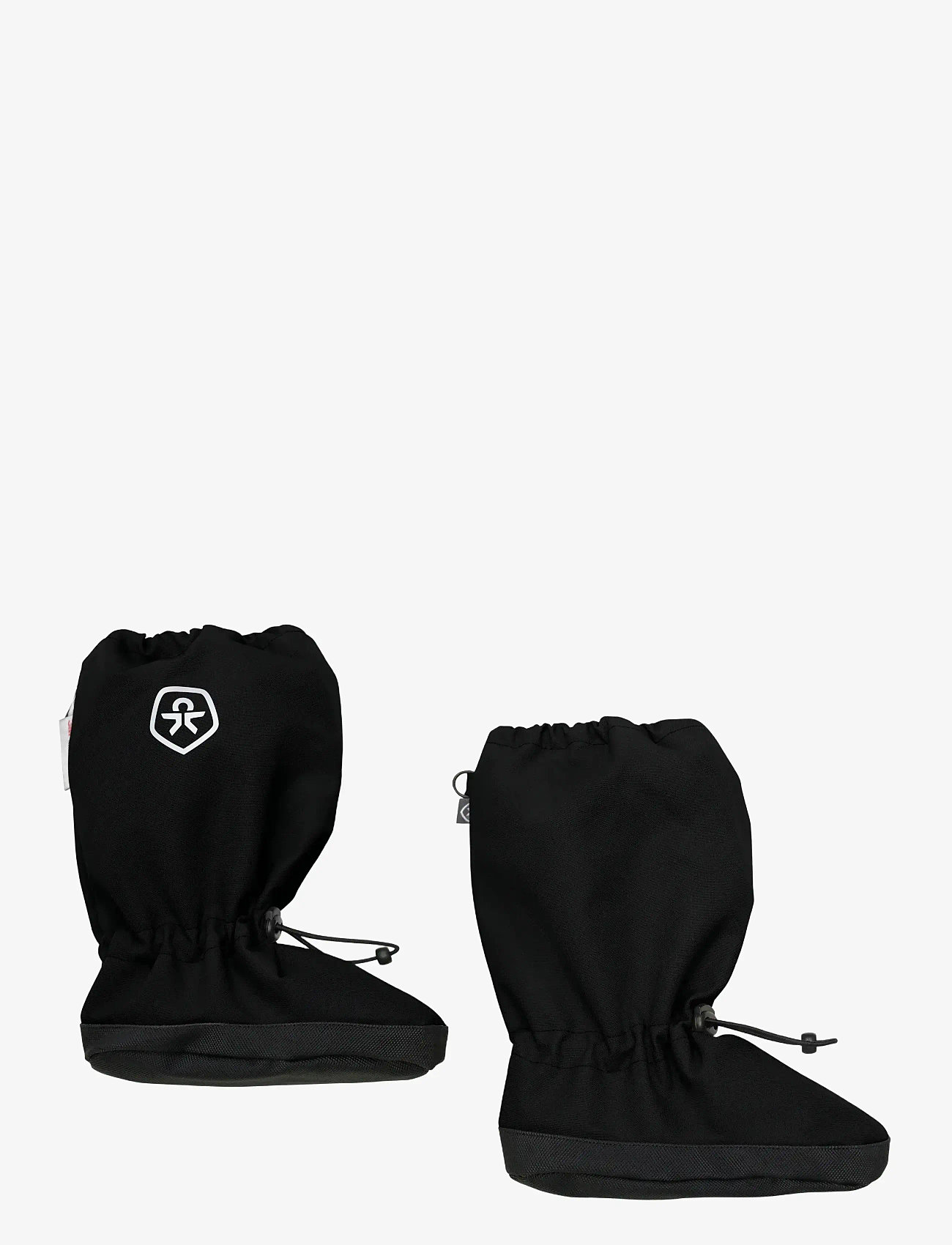 Color Kids - Footies W. Anti Slip - baby booties - black - 0