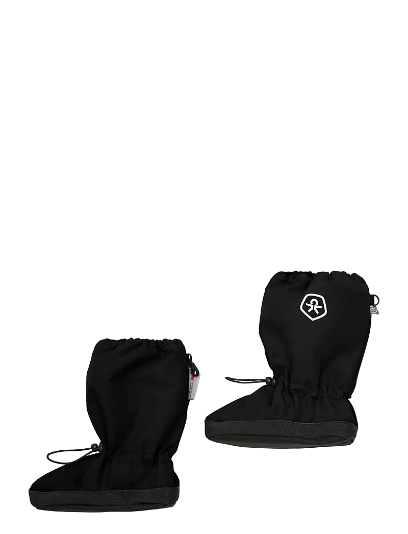 Color Kids - Footies W. Anti Slip - baby booties - black - 1