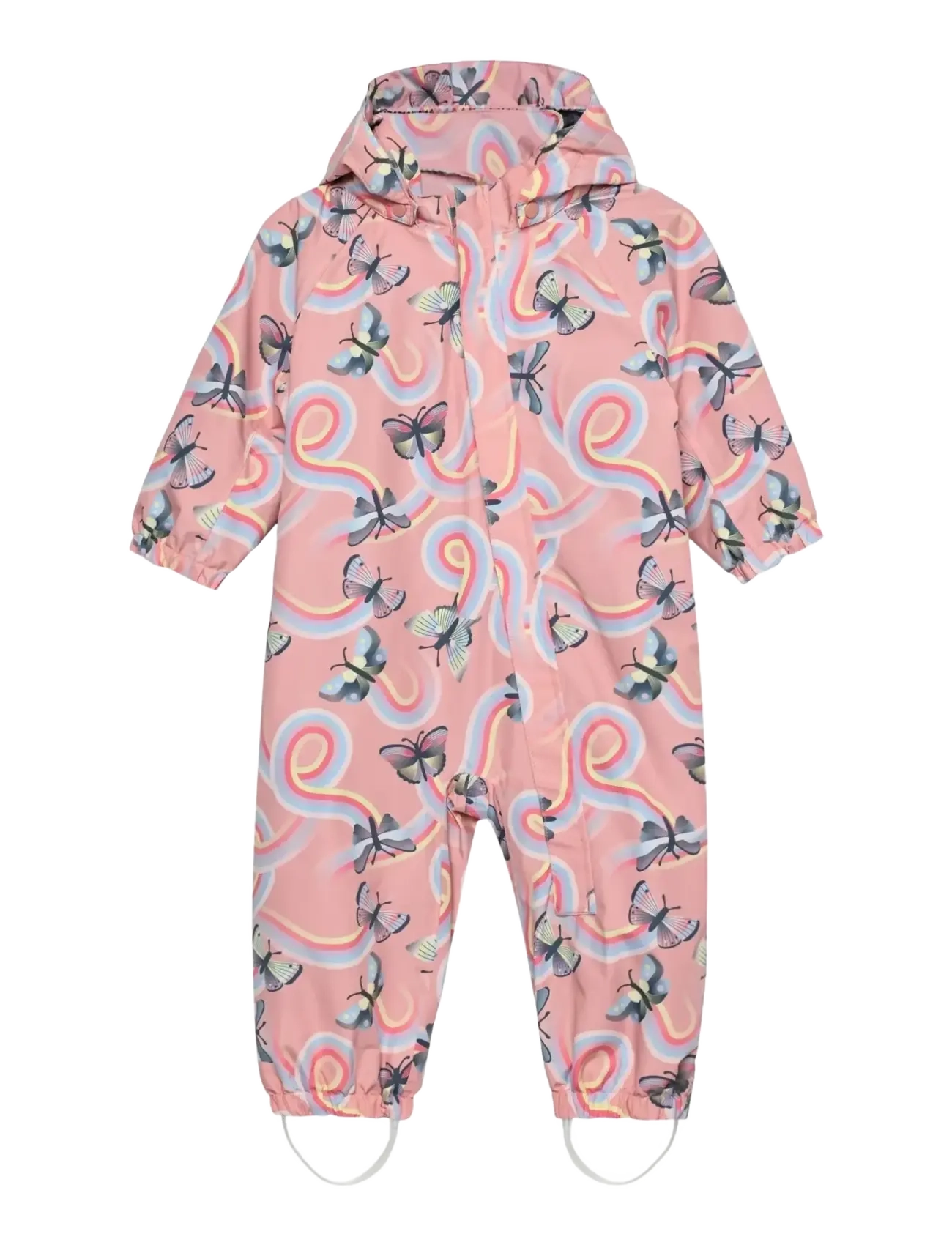 Color Kids Baby Shell Suit, Aop, 80, Coveralls, Rosa - Rainwear Kinder
