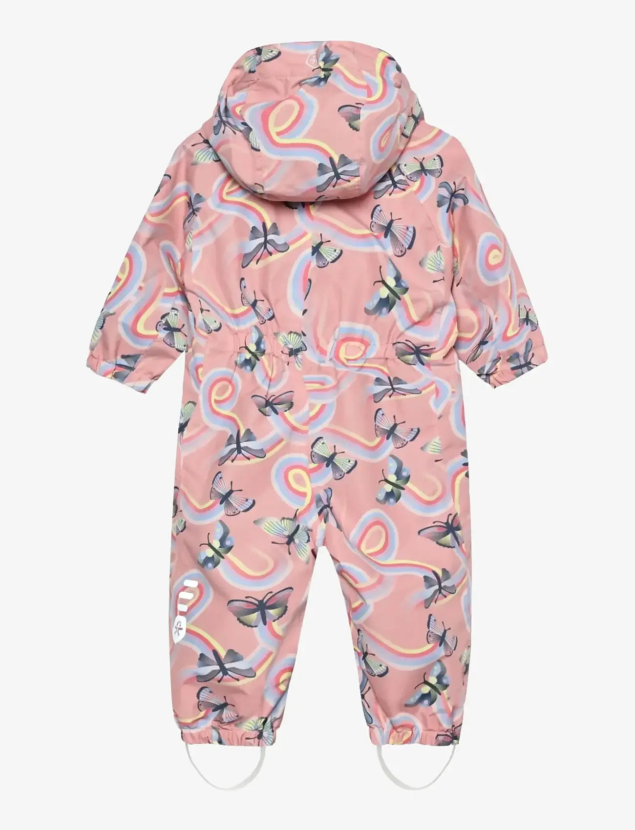 Color Kids - Baby Shell Suit, AOP - regndragter - bridal rose - 1