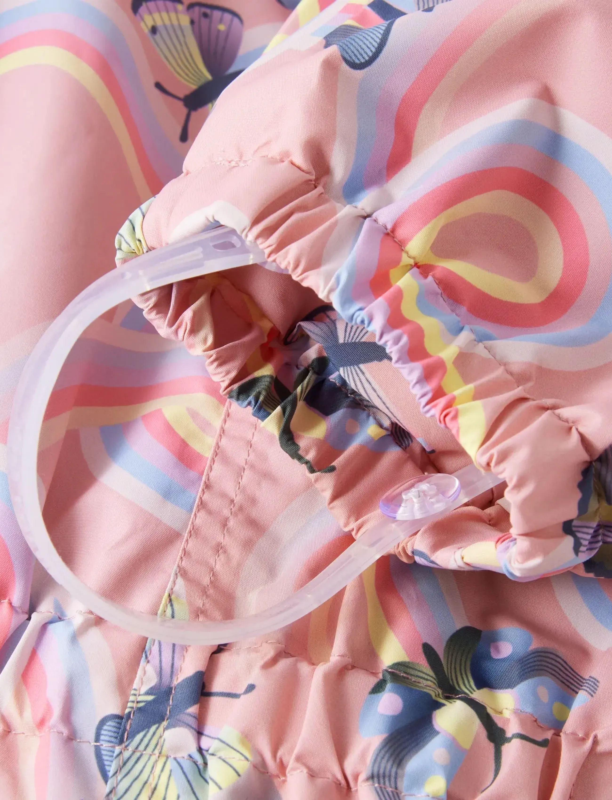 Color Kids - Baby Shell Suit, AOP - outdoor - bridal rose - 2