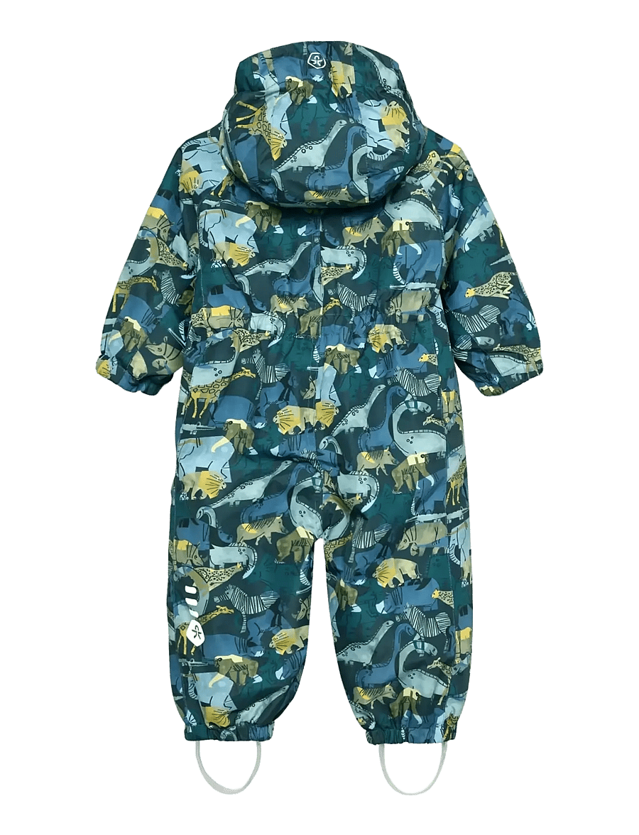 Color Kids - Baby Shell Suit, AOP - ytterkläder - coronet blue - 1