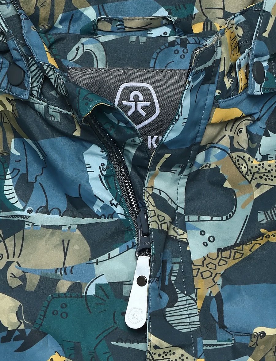 Color Kids - Baby Shell Suit, AOP - ytterkläder - coronet blue - 3