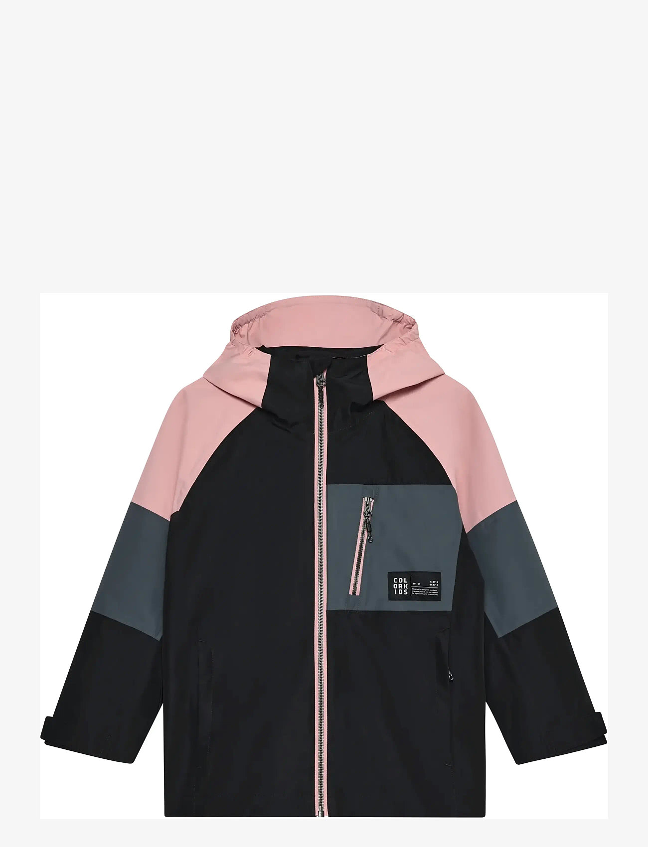 Color Kids - Jr. Jacket, Colorblock - Õueriided - black - 1