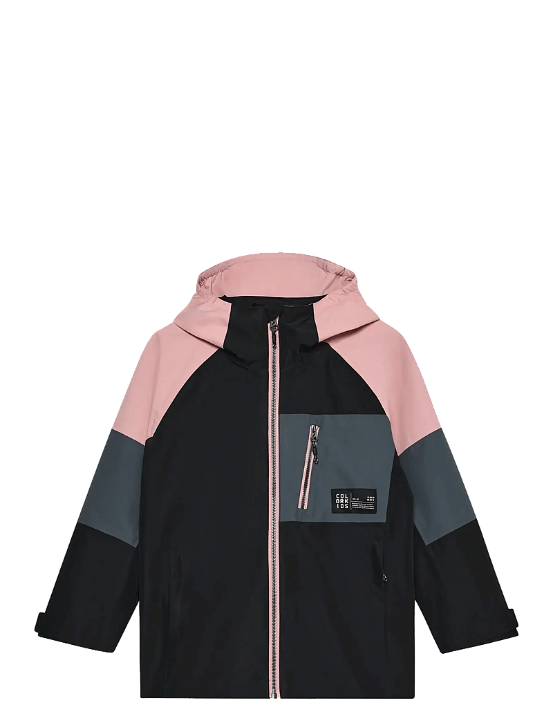 Color Kids - Jr. Jacket, Colorblock - Õueriided - black - 1