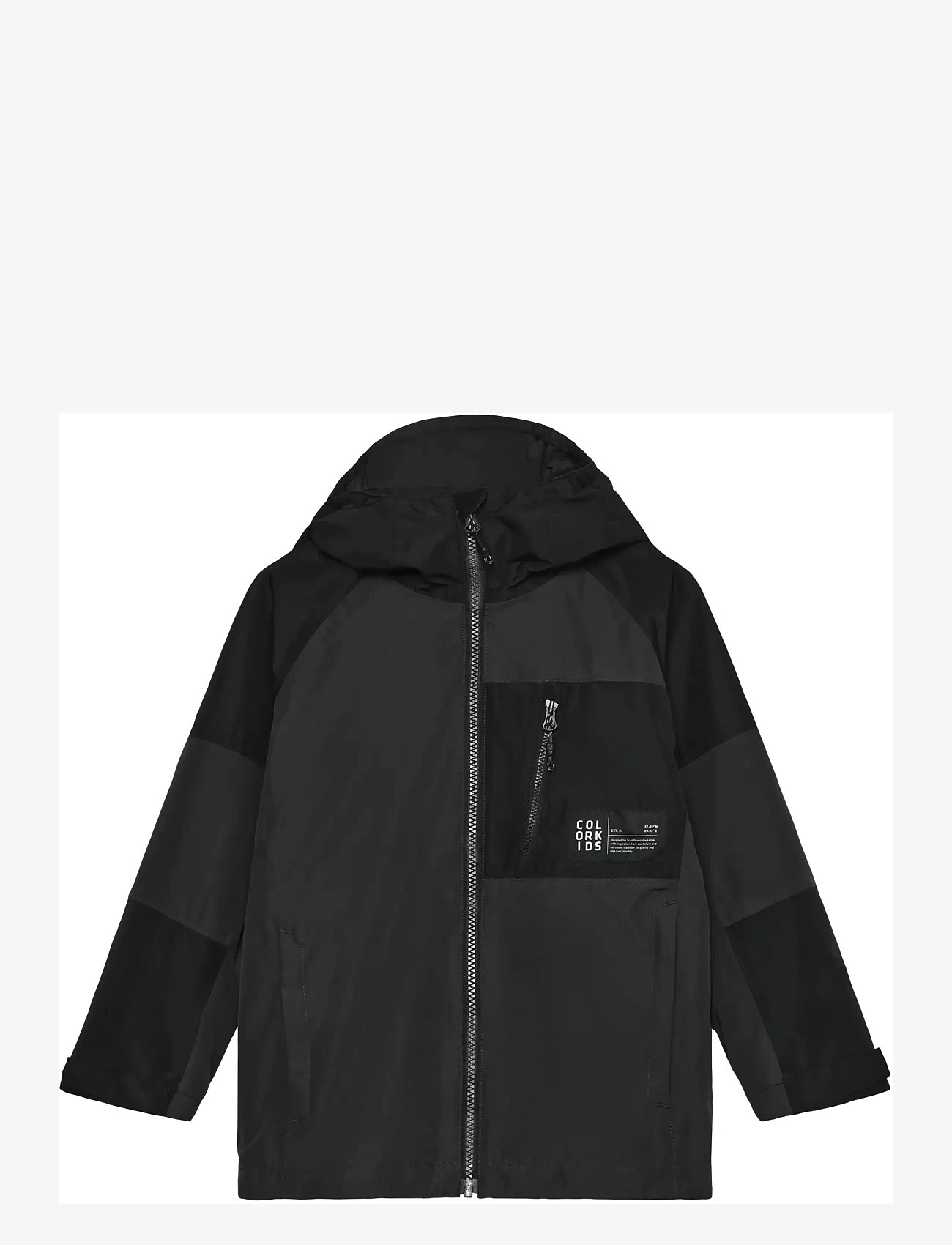 Color Kids - Jr. Jacket, Colorblock - Õueriided - phantom - 0