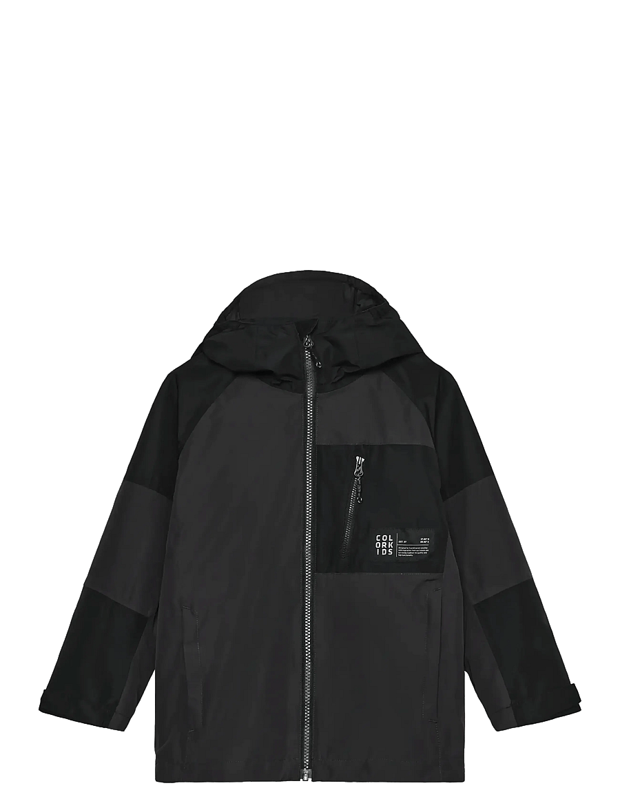 Color Kids - Jr. Jacket, Colorblock - Õueriided - phantom - 0