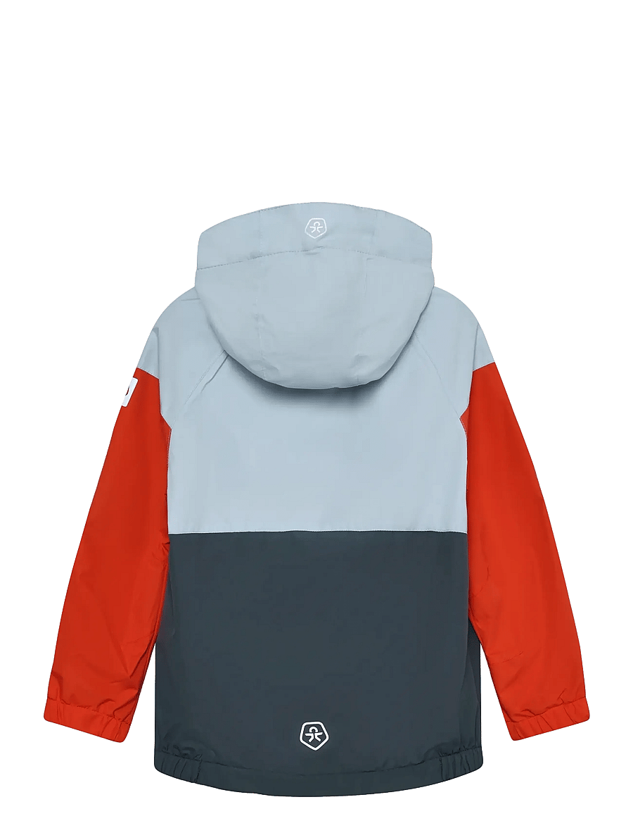 Color Kids - Jacket, Colorblock - outdoor - cerulean - 1