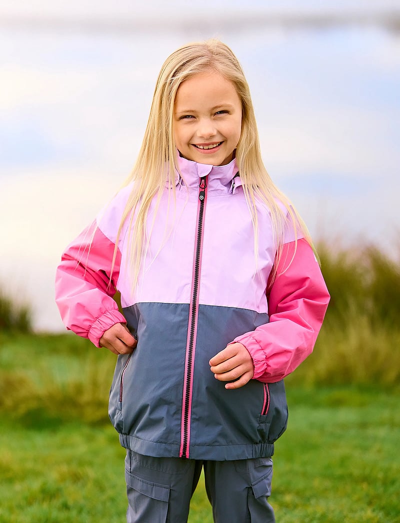 Color Kids - Jacket, Colorblock - ytterkläder - orchid bloom - 0