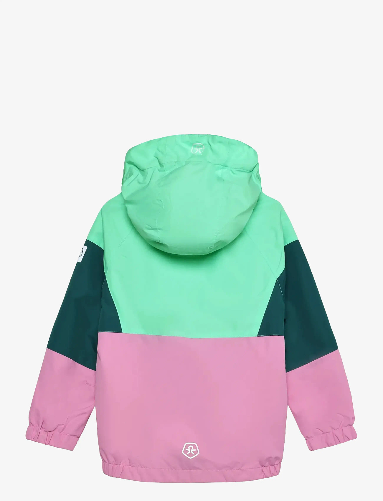 Color Kids - Jacket , Colorblock - overtøj - begonia pink - 1