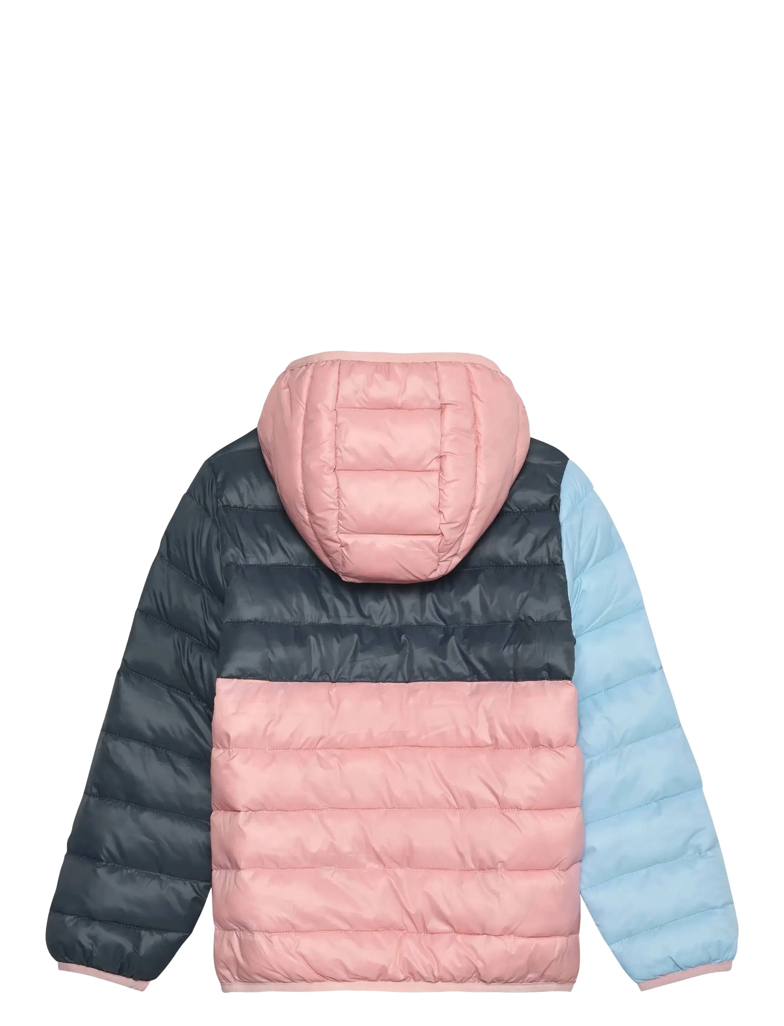 Color Kids - Jr. Jacket W. Hood, Quilt - insulated jackets - bridal rose - 1