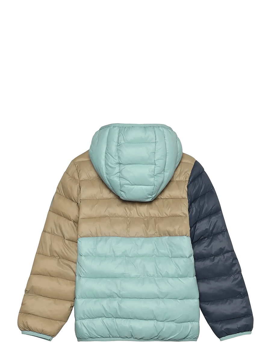 Color Kids - Jr. Jacket W. Hood, Quilt - isolierte jacken - ether - 1