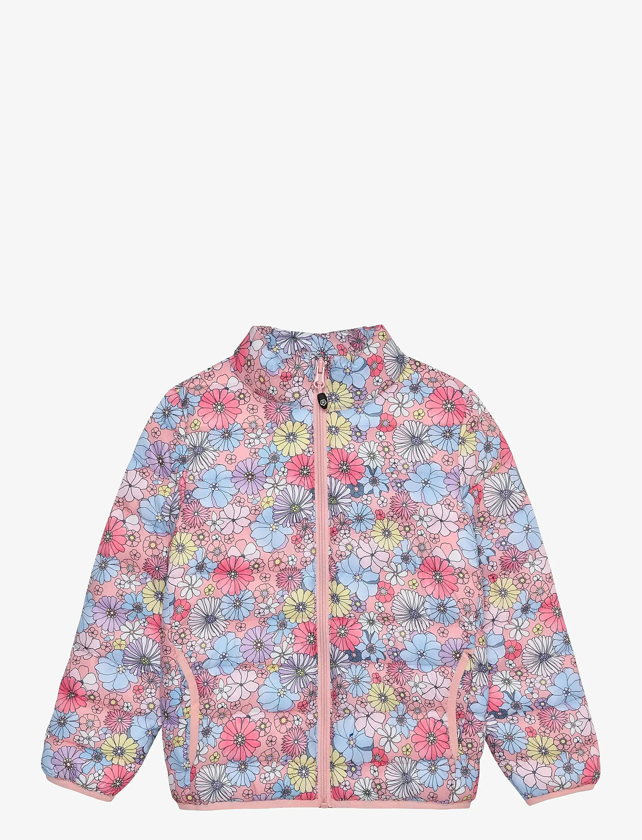 Color Kids - Jacket Quilted,  AOP - steppjacken - bridal rose - 0