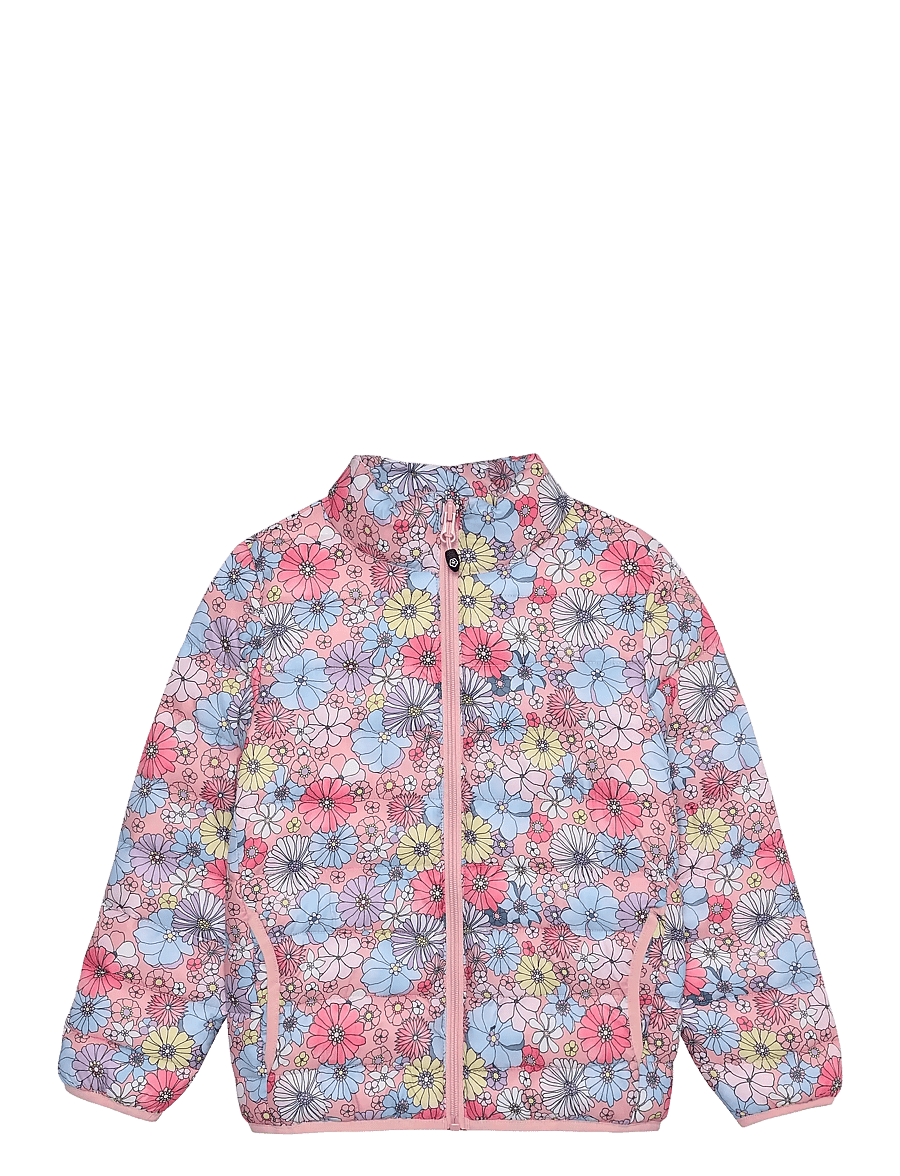 Color Kids - Jacket Quilted, AOP - steppjacken - bridal rose - 0