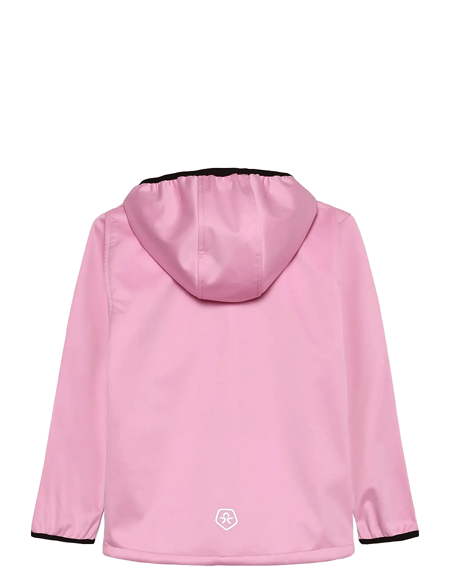 Color Kids - Softshell W. Fleece - striukės ir švarkeliai - begonia pink - 1