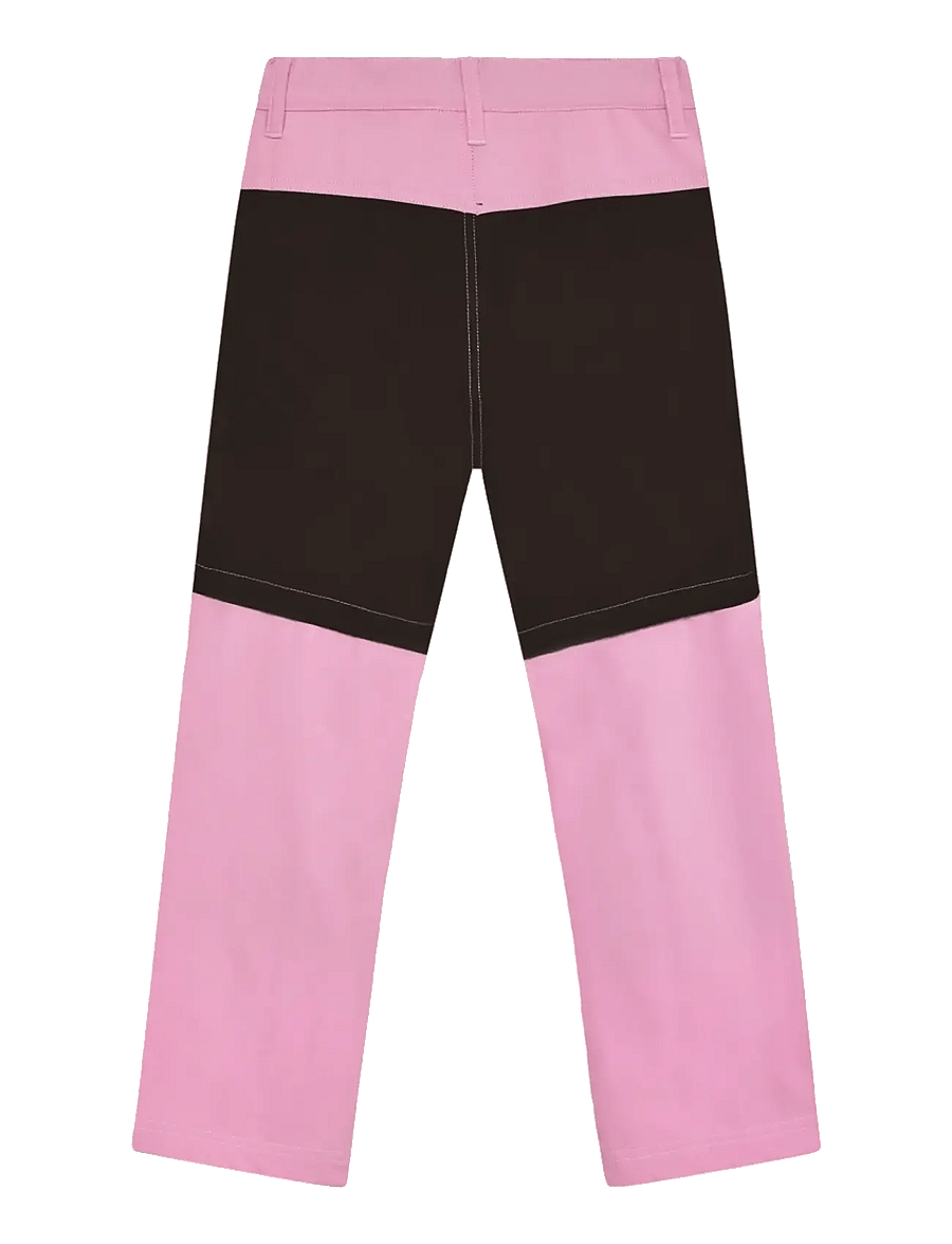 Color Kids - Pants Stretch W. Zip Off - træningsbukser - begonia pink - 1