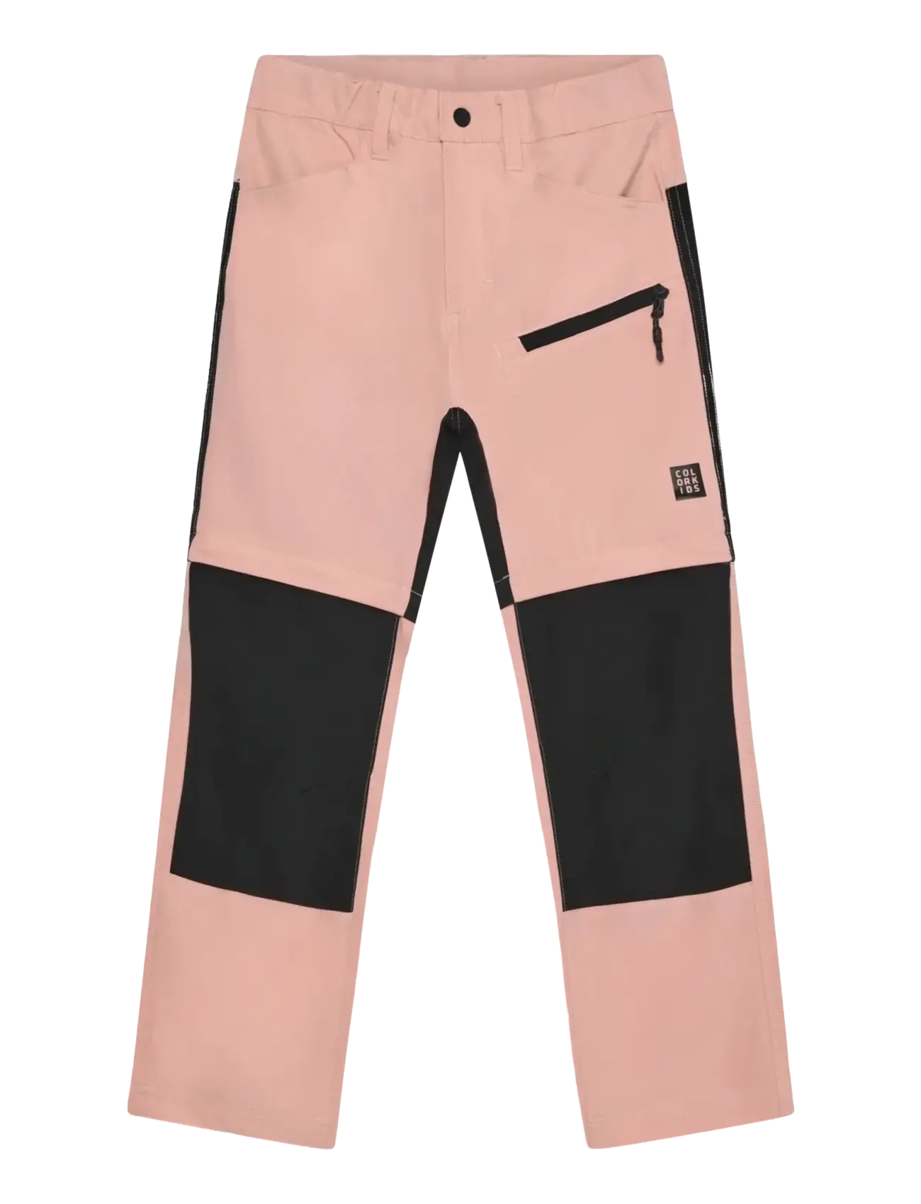 COLOR Kinder Hosen Stretch W. Zip Off Pink - 134 - Kinder