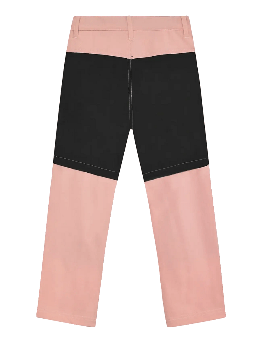 Color Kids - Pants Stretch W. Zip Off - bikses - bridal rose - 1