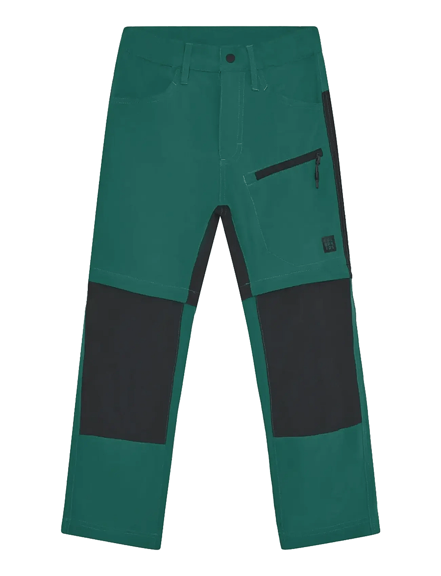 Color Kids - Pants Stretch W. Zip Off - træningsbukser - mediterranea - 0