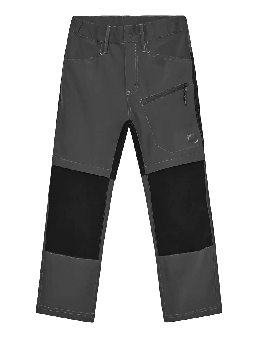 Color Kids - Pants Stretch W. Zip Off - träningsbyxor - phantom - 0