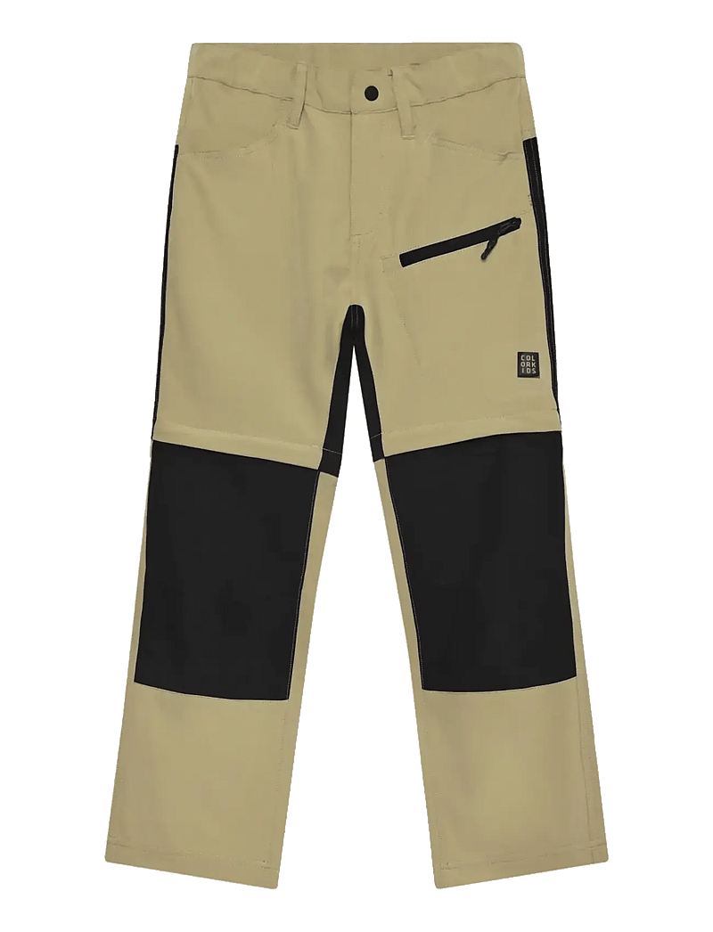 Color Kids - Pants Stretch W. Zip Off - træningsbukser - sponge - 0