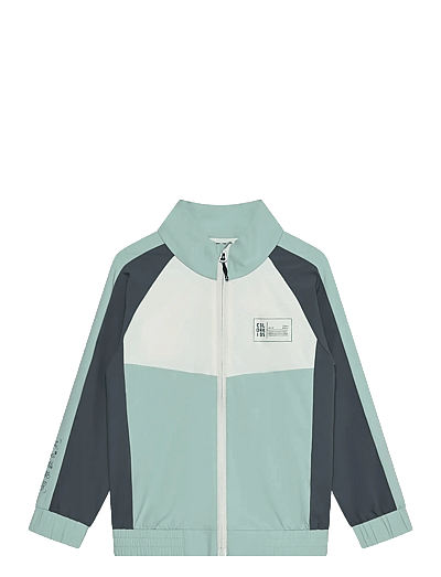 Color Kids Tracksuit Jacket - Jackets - ETHER / green