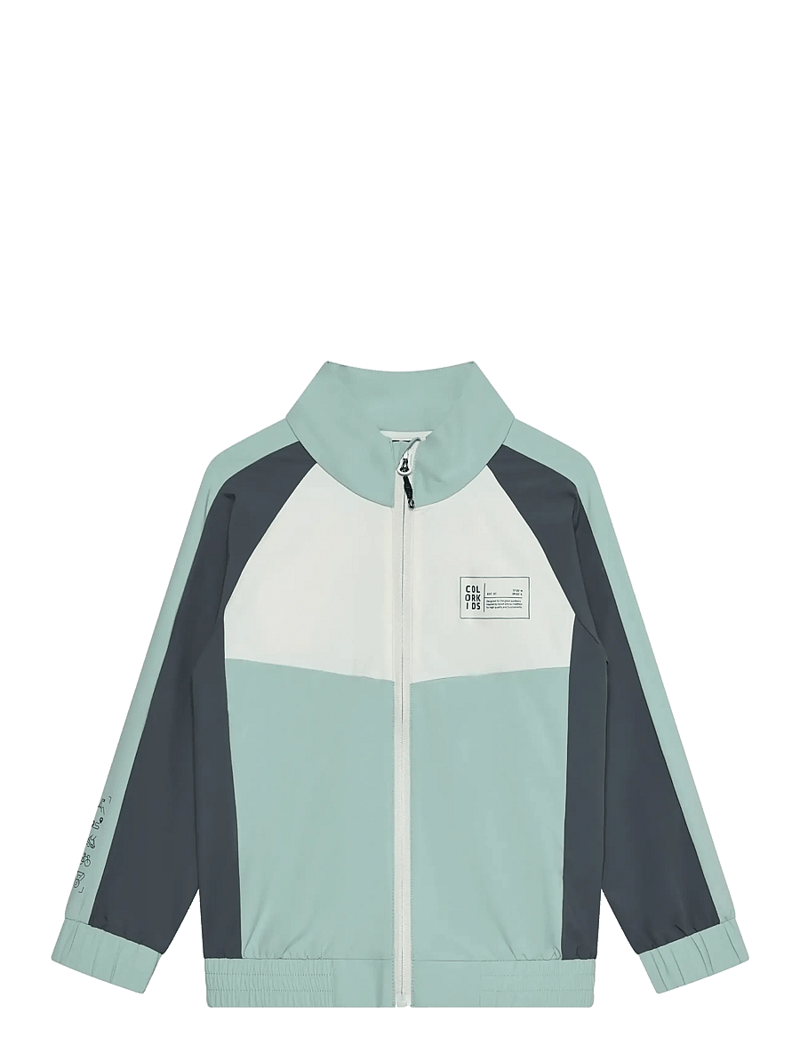 Color Kids - Tracksuit Jacket - overtøj - ether - 0