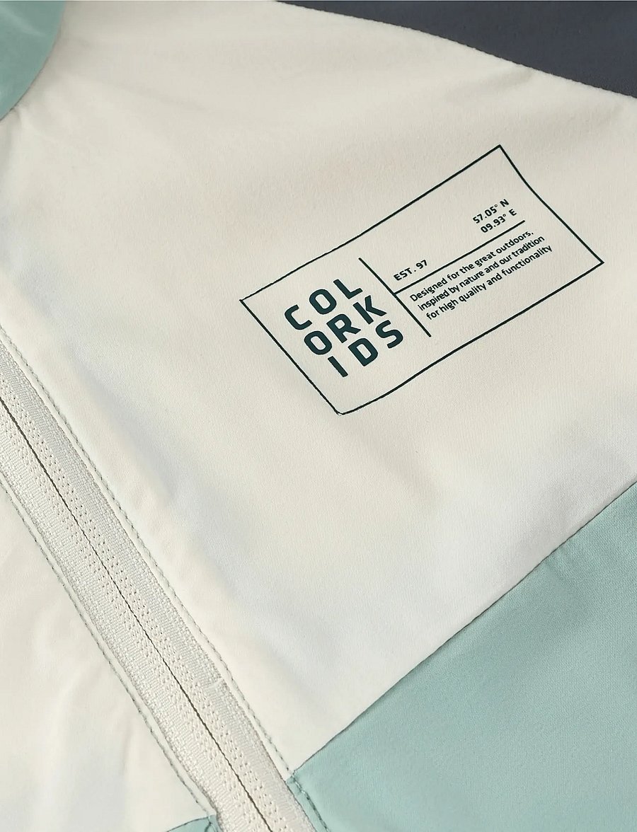 Color Kids - Tracksuit Jacket - overtøj - ether - 2